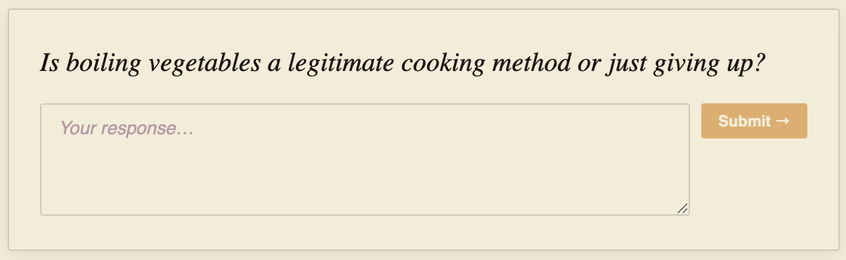 Simmering Hot Takes prompt: is boiling vegetables a legitimate cooking method?